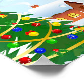 満月の聖降誕祭お目出とう ポスター (角)