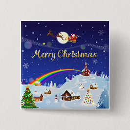 満月の聖降誕祭お目出とう 缶バッジ