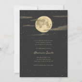 満月の赤ちゃんシャワー 招待状 (正面)