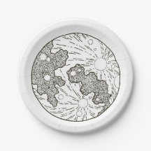 満月の赤ん坊のシャワーを浴びる