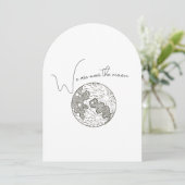 満月の赤ん坊のシャワーを浴びる 招待状 (スタンド正面)