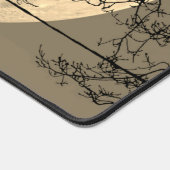 満月の針金の上の猫 デスクマット (コーナー)