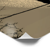 満月の針金の上の猫 ポスター (コーナー)