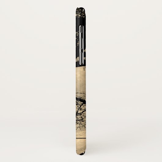 満月の針金の上の猫 Case-Mate iPhoneケース (裏面/左)