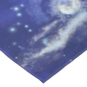 満月の青いテーブルクロスのキラークジラ テーブルクロス (アングル)