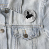 満月の飛んでいるなブタボタン 缶バッジ (インサイチュ)