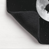 満月の飛んでいるなブタ マウスパッド (コーナー)