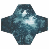満月の魔法の夜の森 サッカーボール (フラット)