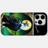 満月の鷲のような柔らかな光 Case-Mate iPhoneケース (裏面 (横))