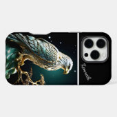 満月の鷲 iPhoneケース (裏面横)
