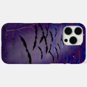 満月の黄色とコウモリの魔の時間 Case-Mate iPhoneケース (裏面 (横))
