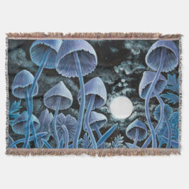満月の12魔法キノコ スローブランケット