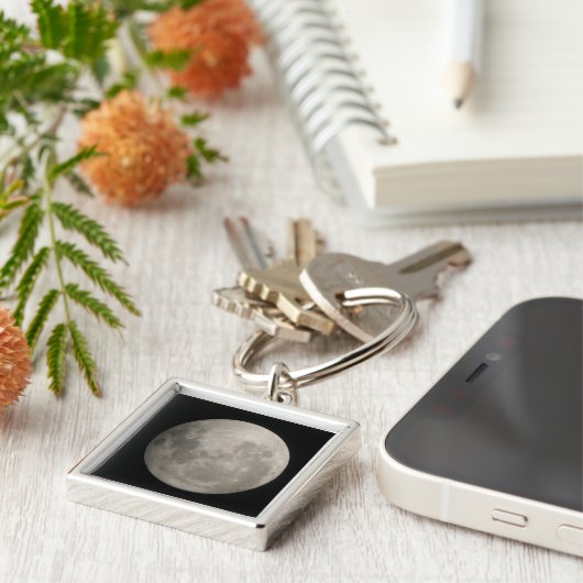 満月のkeychain キーホルダー (側面)