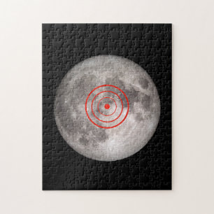 満月のNASAの画像ターゲットの練習スプーフ ジグソーパズル