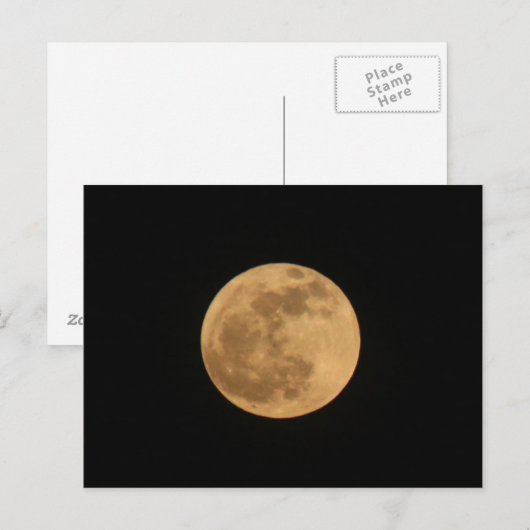満月はがき ポストカード (正面/裏面)