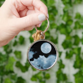 満月は青を曇らせます キーホルダー (手)