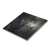 満月を持つワタリガラスの十分の木 タイル (側面)