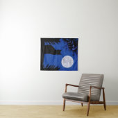 満月を見つめる猫 タペストリー (インサイチュ(横))