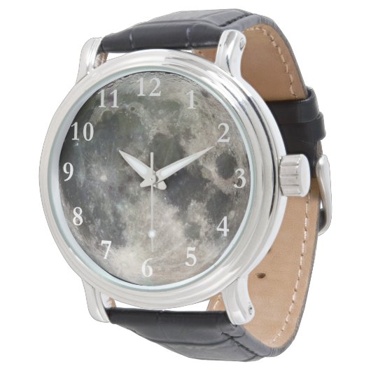 満月を見る月と月に愛し 腕時計 (アングル)