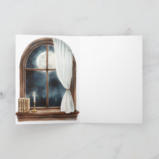 満月ウィンドウ カード (内部)