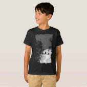 満月カラス暗い森のコスチューム素晴らしハロ Tシャツ (正面フル)