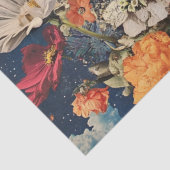 満月カラフル下の花 薄葉紙 (詳細)