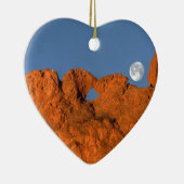 満月キスをするのラクダ岩の形成 セラミックオーナメント (右)