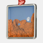 満月キスをするのラクダ岩の形成 メタルオーナメント (左)