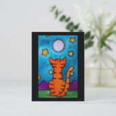 満月キャットウォッチ ポストカード (スタンド正面)