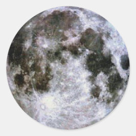 満月ステッカー ラウンドシール