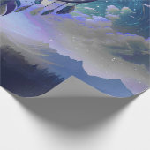 満月ドリームキャッチャー天空 ラッピングペーパー (角)