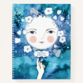 満月ニュームーン両面ジャーナル ノートブック (正面)