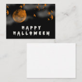 満月ハッピーハローウィン ノートカード (正面/裏面)