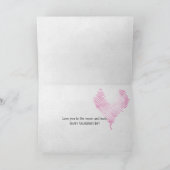 満月バレンタインでフェンスに乗る シーズンカード (内部)