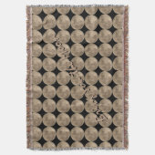 満月ブランケットカスタムブランケットギフト スローブランケット (正面縦)