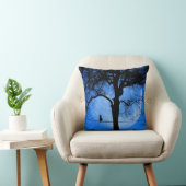 満月ブルーの針金に猫|過去記事 クッション (椅子)