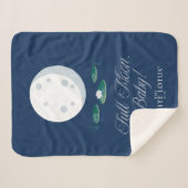 満月ベビー! – 白蓮 シェルパブランケット (正面(横))