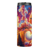 満月ホワイトウルフ タンブラー (裏面)