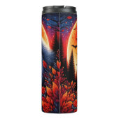 満月ホワイトウルフ タンブラー (裏面)