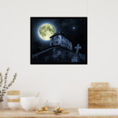 満月ポスター ポスター (キッチン)