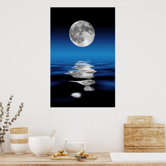 満月ポスター ポスター (キッチン)