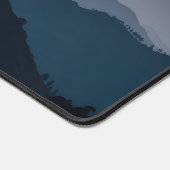 満月マウンテンデスクマット – サンセットスカイ、静かな デスクマット (コーナー)