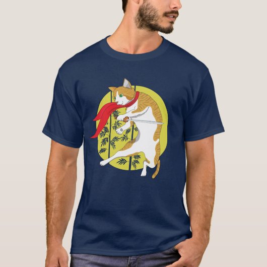 満月ミッション:猫忍者 Tシャツ (正面)