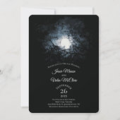 満月ムーンライトナイトゴシック結婚ズ 招待状 (正面)