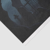 満月不気味と黒猫の不気味な墓地 薄葉紙 (詳細)