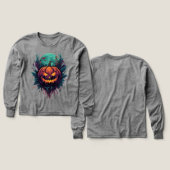 満月不気味下のカボチャ (デザイン 正面＆背面)