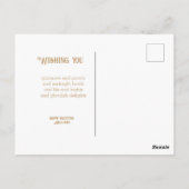 満月不気味大人ハロウィーンのゴシック風の烏 ポストカード (裏面)