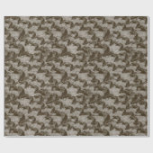 満月不気味大人ハロウィーンのゴシック風の烏 ラッピングペーパー (フラット)