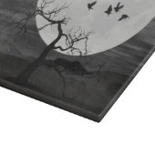 満月不気味飛んでいるに対するラヴェンス カッティングボード (角)