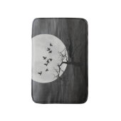 満月不気味飛んでいるに対するラヴェンス バスマット (正面縦)